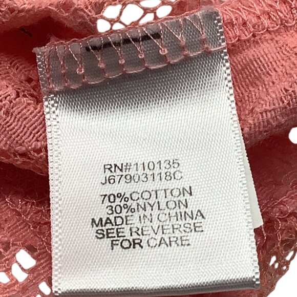 Beauttees Pink Lace Kids Jacket With Asymmetrical Zipper Closure Size 6X - Picture 4 of 8